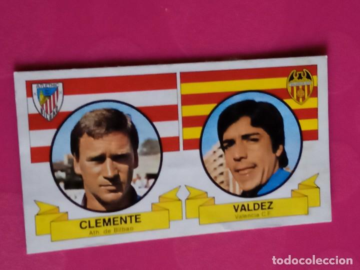 Football Stickers: ENTRENADORES VALDEZ - CLEMENTE ESTE 85 86 1985 1986 RECUPERADO
