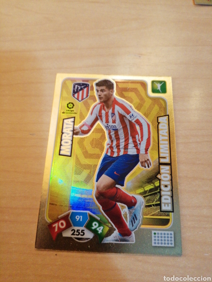 Cromos de f&uacute;tbol: MORATA EDICI&Oacute;N LIMITADA ADRENALYN 2019 2020 - Foto 1