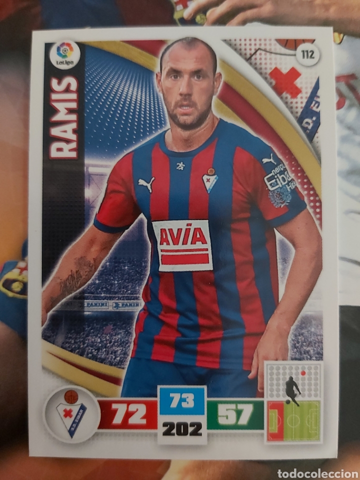 Cromos de f&uacute;tbol: RAMIS EIBAR N&Uacute;MERO 112 ADRENALYN 2015 2016 - Foto 1