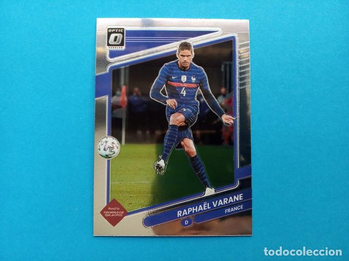 Cromos de Futebol: N&ordm; 63 Optic VARANE Francia Manchester United Donruss Soccer QATAR 2021 2022 Road To World Cup 21 22