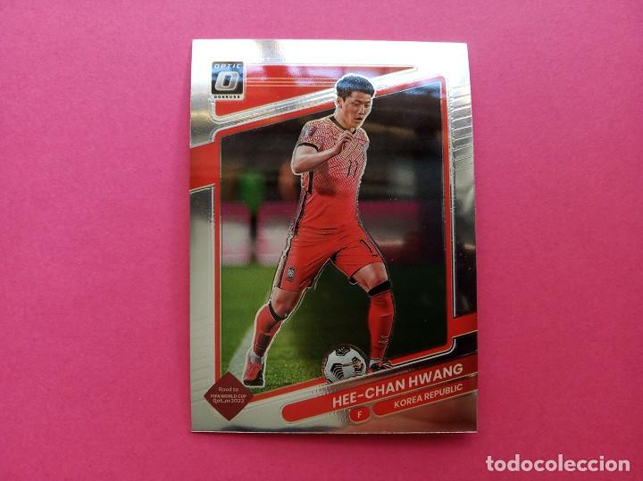 Cromos de F&uacute;tbol: 137 Optic HEE-CHAN HWANG Korea del Sur Wolverhampton Donruss Soccer QATAR 2021 2022 RoadTo World Cup
