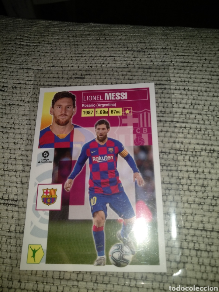 Cromos de F&uacute;tbol: Cromo Messi 2020-21