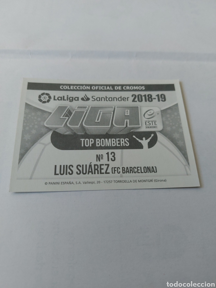 Cromos de f&uacute;tbol: Como LUIS SU&Aacute;REZ T.18 19 - Foto 2