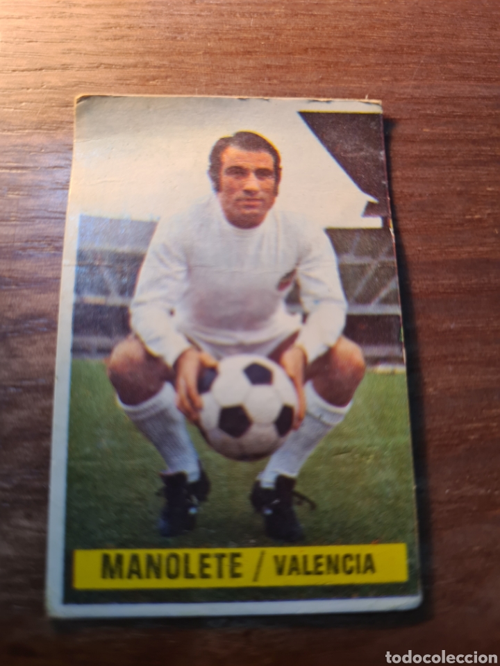 Cromos de F&uacute;tbol: ESTE 1974 75 MANOLETE VALENCIA FICHAJE 9