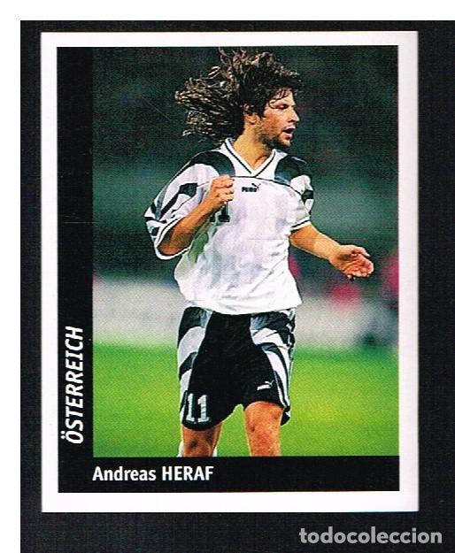Cartes &agrave; collectionner de Football: WORLD CUP FRANCE 98 - CROMO N&ordm; 102 - ANDREAS HERAF - DS 1998 - NUNCA PEGADO