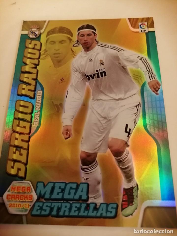 Cromos de f&uacute;tbol: Sergio Ramos.. Mega estrellas 2010. - Foto 1