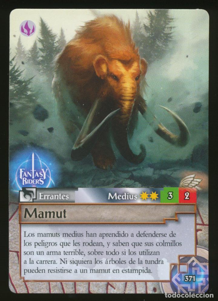Figurine di Calcio: #371. MAMUT - Fantasy Riders 2018 - Panini Card/Carta
