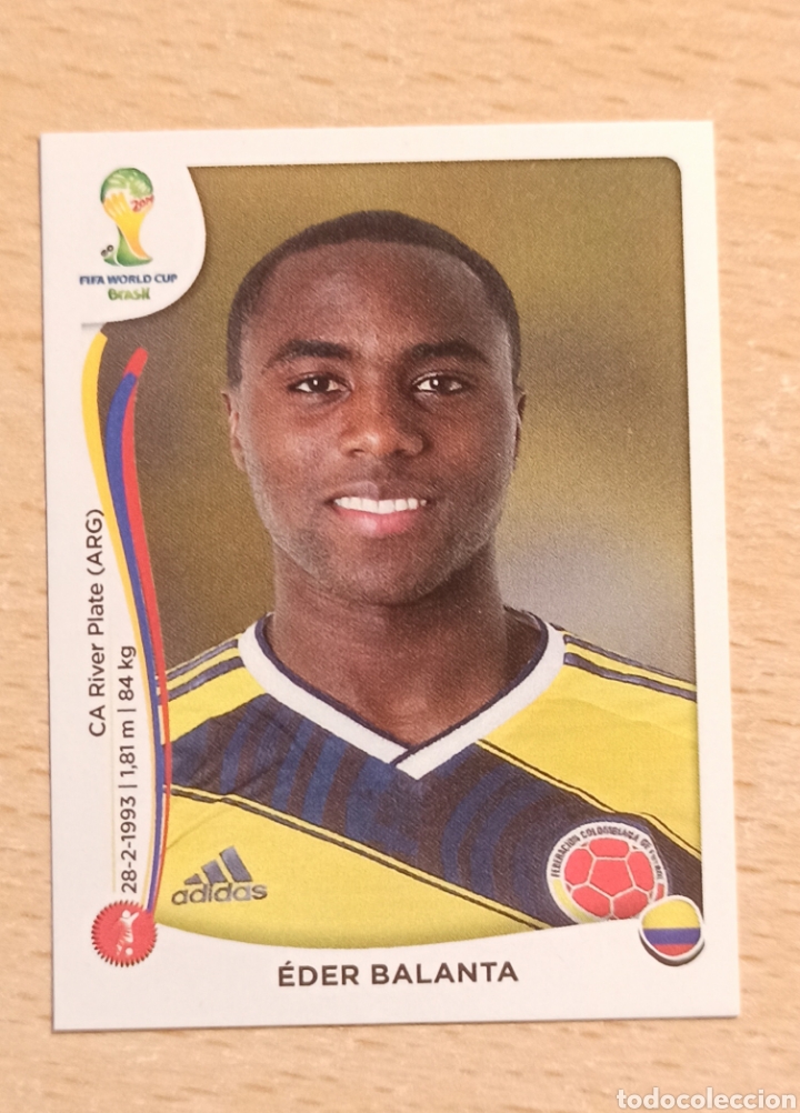 Cromos de f&uacute;tbol: Eder Balanta 189x actualizaci&oacute;n (Colombia) Panini Mundial WC Brasil 2014 - cromo correcto