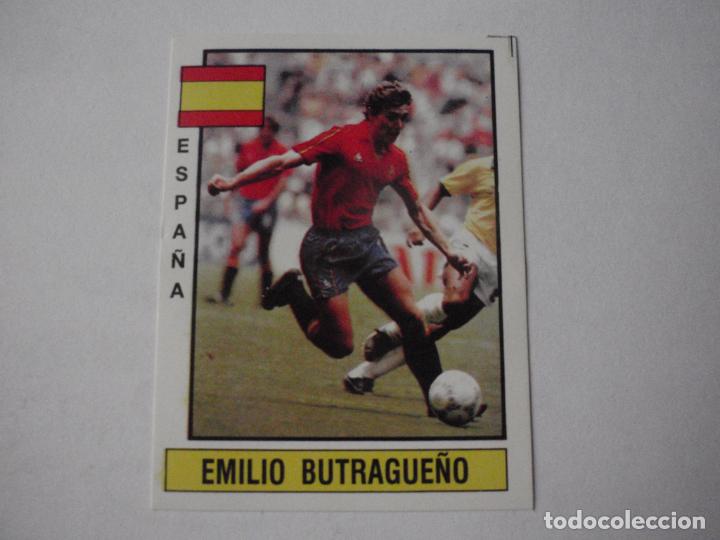 Football Stickers: Cromo sticker figurina #342 EMILIO BUTRAGUE&Ntilde;O Football 87 SUISSE FIGURINE PANINI.