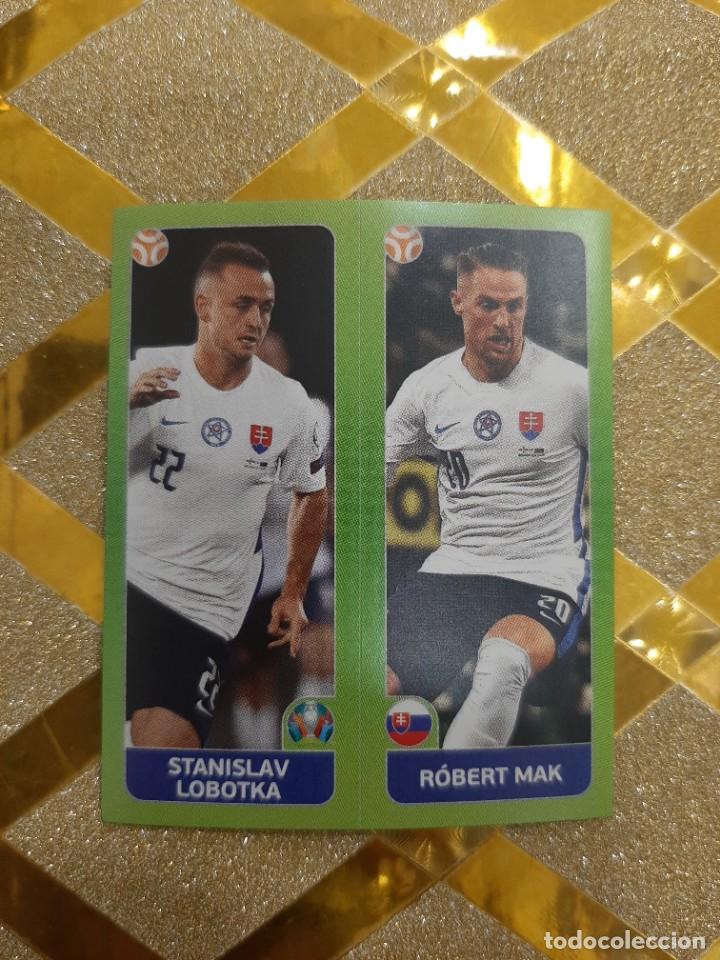 Figurine di Calcio: CROMO DE FUTBOL EURO 2020 LOBOTKA - MAK ESLOVAQUIA N&Uacute;MERO 490 TOURNAMENT EDITION PANINI !