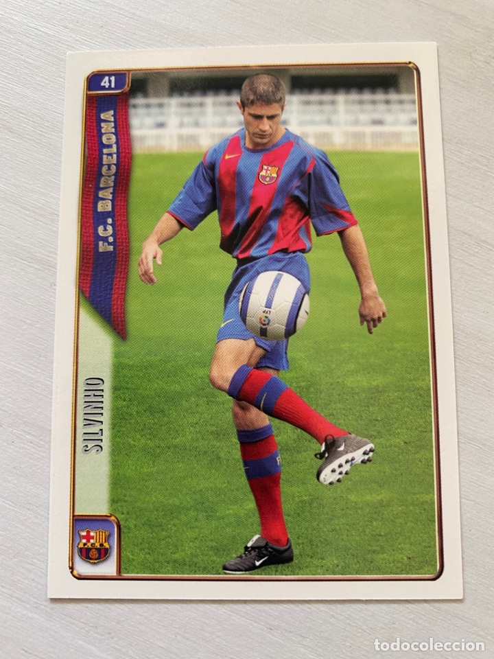 Cromos de Futebol: 41 SILVINHO FC BARCELONA MUNDICROMO 2004 2005