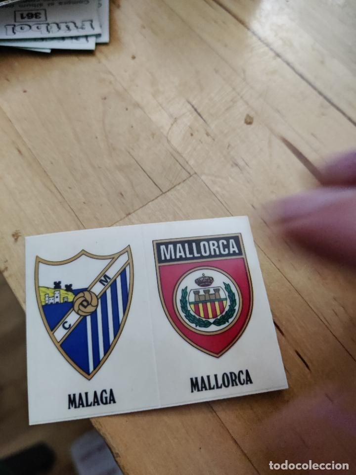 Figurine di Calcio: malaga mallorca nombres de equipos panini futbol 90 1990 sin pegar