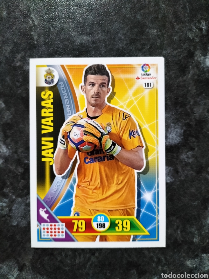 Cromos de f&uacute;tbol: N&deg;181 Javi Varas Adrenalyn XL 2016/2017 PANINI 16/17