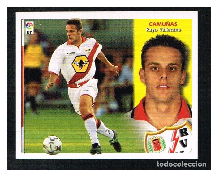 Liga 02 03 - Cromo - Camuñas - Rayo Vallecano - Este 2002 2003 - Nunca Pegado