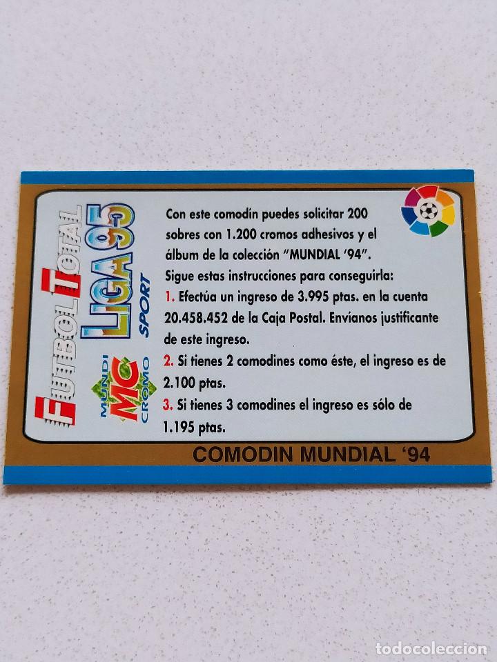 Cartes &agrave; collectionner de Football: MUNDICROMO FUTBOL TOTAL 94 95 COMODIN MUNDIAL '94