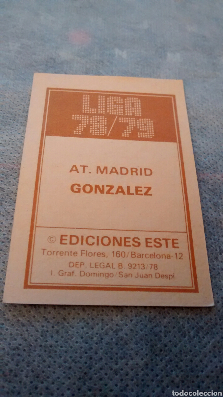 Cromos de f&uacute;tbol: GONZALEZ EDICIONES ESTE 78 79 (A1) - Foto 3