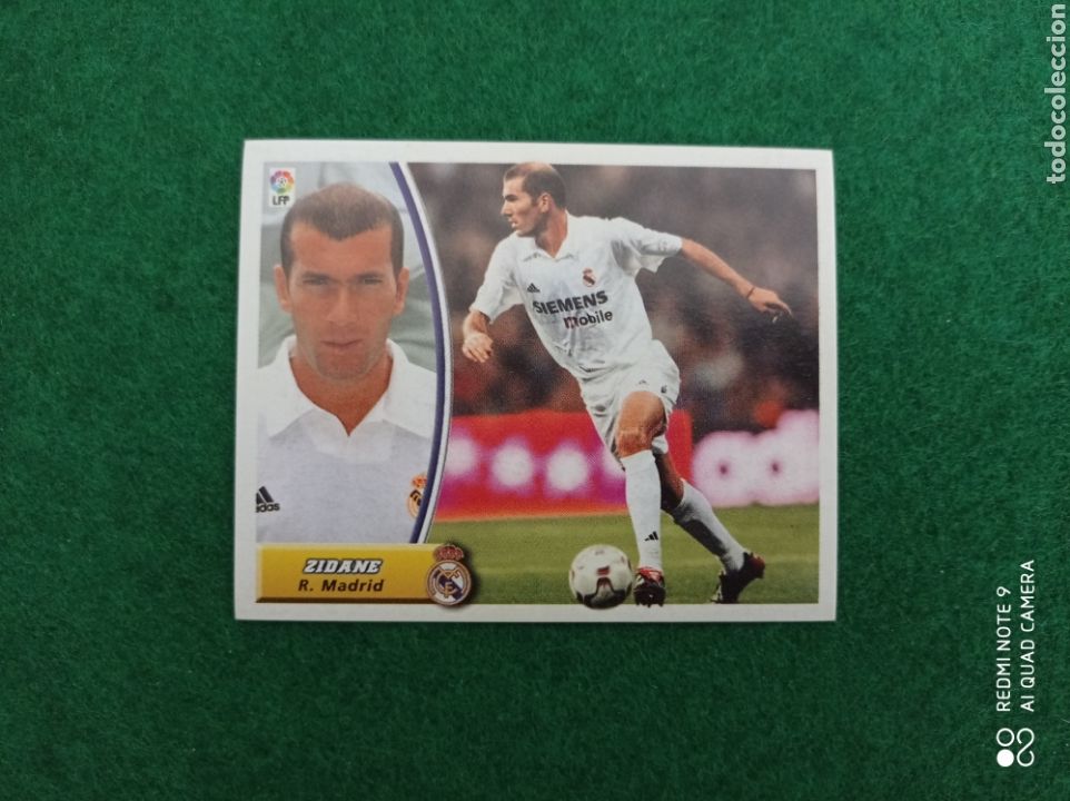 Cromos de Futebol: Zidane real Madrid liga este 2003 2004 nuevo