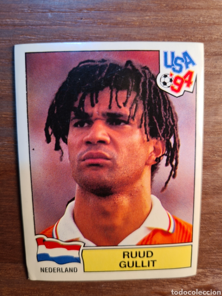 Cromos de f&uacute;tbol: MUNDIAL USA 94 PANINI NUNCA PEGADO RUUD GULLIT HOLANDA NEDERLAND N&ordm; 427 MINT CONDITION