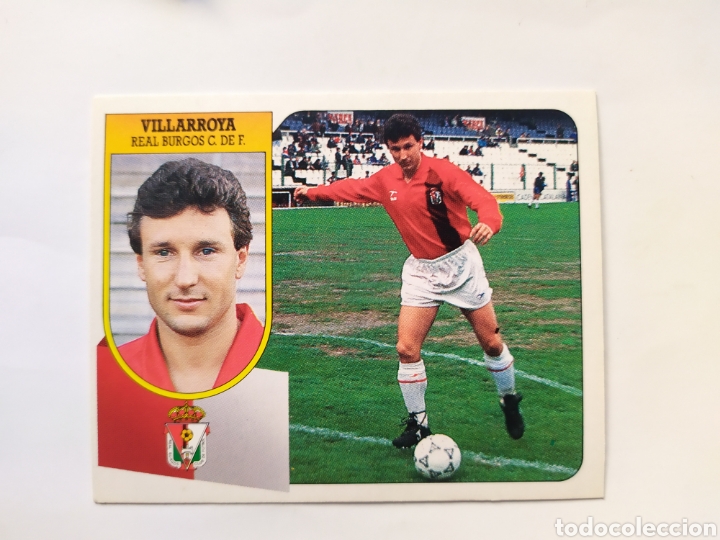 Cromos de Futebol: Liga este 1991 1992 91 92 Villarroya Burgos nuevo