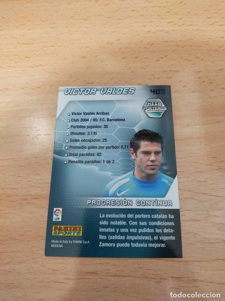 Cromos de f&uacute;tbol: Megacracks 05/06. 403- Vald&eacute;s. Barcelona. Mega porteros. - Foto 2