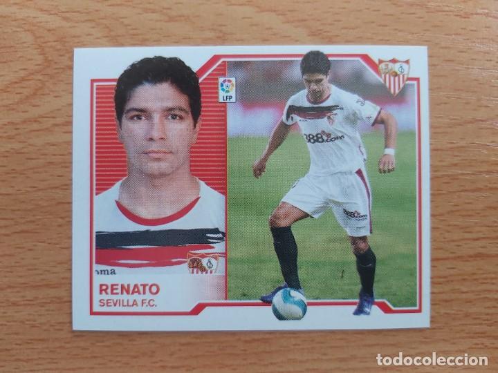 Football Stickers: CROMO ERROR DE IMPRENTA LIGA 2007 2008 07 08 COLECCIONES ESTE RENATO-SEVILLA