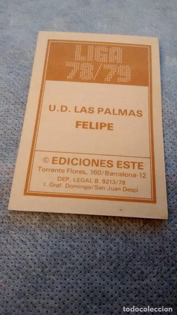 Cromos de f&uacute;tbol: FELIPE EDICIONES ESTE 78 79 - Foto 2