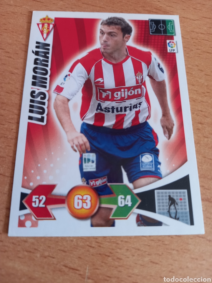 Fu&szlig;ball-Sticker: Panini Adrenalyn 2009 2010 09 10 Luis Mor&aacute;n Sporting de Gij&oacute;n