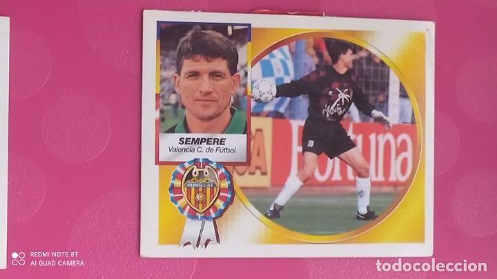 Cromos de f&uacute;tbol: SEMPERE VALENCIA ESTE 94 95 1994 1995 - Foto 1