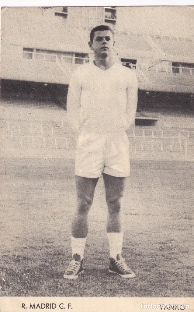 Cromos de f&uacute;tbol: POSTAL YANKO REAL MADRID