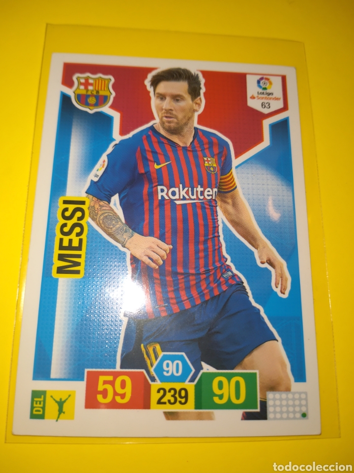 Cromos de f&uacute;tbol: Messi Adrenalyn 18-19 - Foto 2