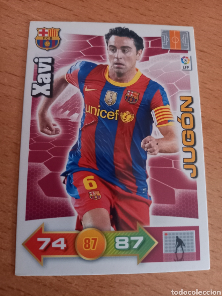 Figurine di Calcio: Panini Adrenalyn 2010 2011 10 11 Xavi Barcelona jugon