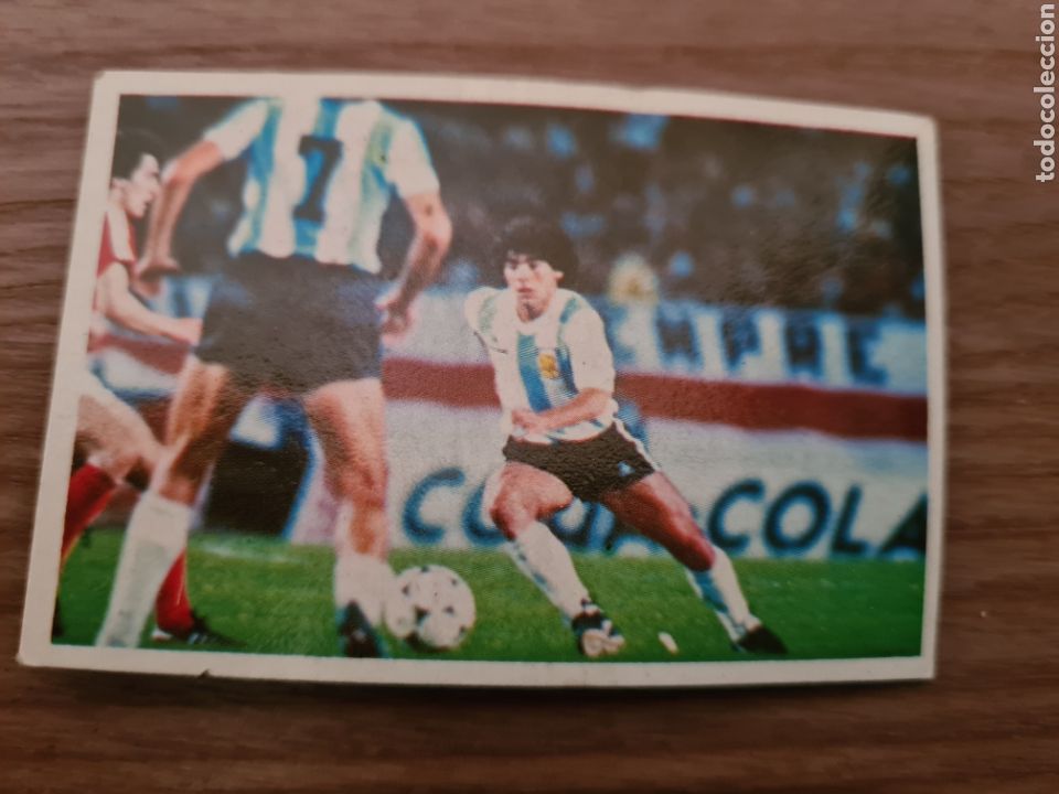 Cromos de F&uacute;tbol: MARADONA LIGA 84 85 6 CROMOS NUNCA PEGADOS