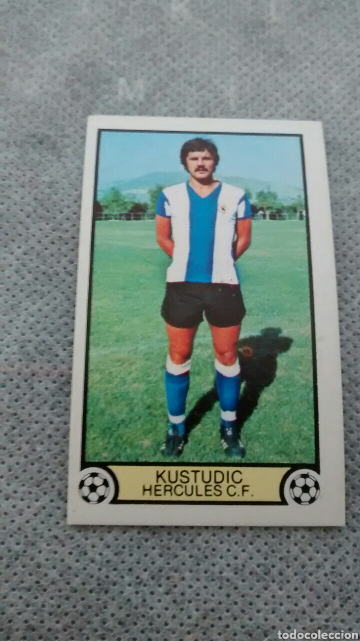 Cromos de f&uacute;tbol: KUSTUDIC EDICIONES ESTE 79 80 HERCULES - Foto 1