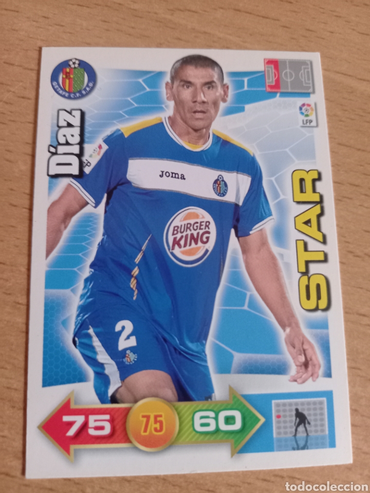 Fu&szlig;ball-Sticker: Panini Adrenalyn 2010 2011 10 11 D&iacute;az Getafe star