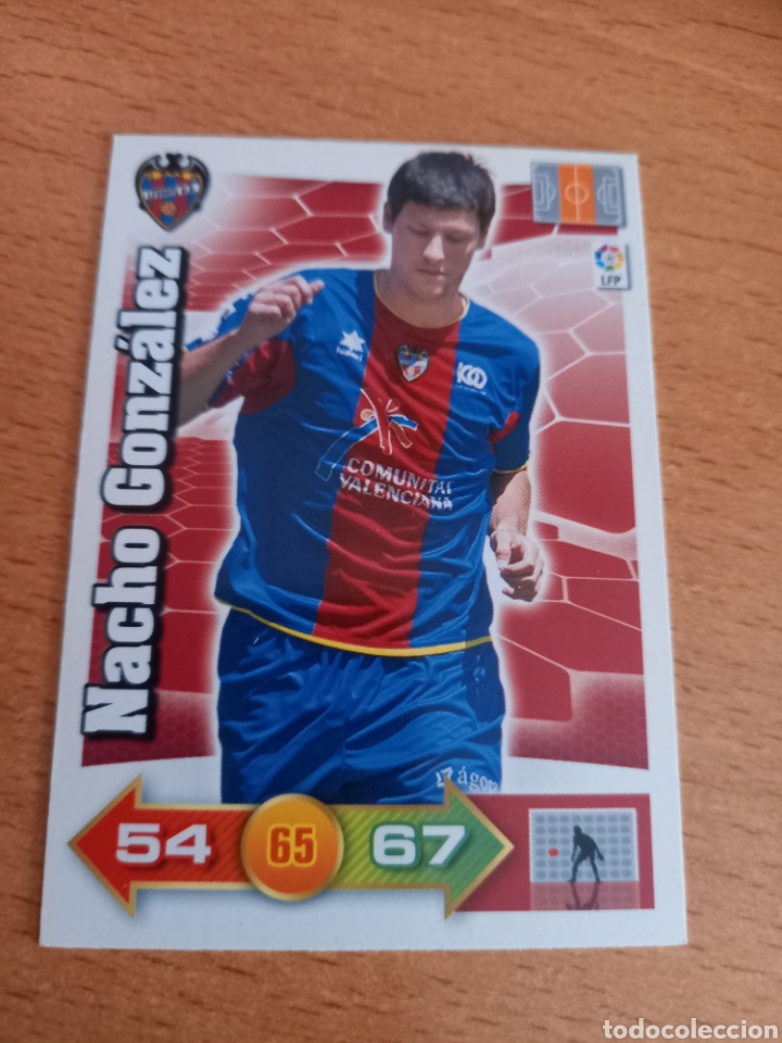 Figurine di Calcio: Panini Adrenalyn 2010 2011 10 11 Nacho Gonz&aacute;lez Levante