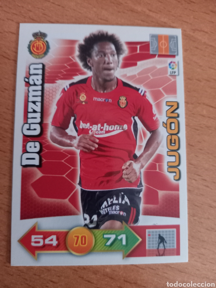 Fu&szlig;ball-Sticker: Panini Adrenalyn 2010 2011 10 11 De Guzm&aacute;n Mallorca jugon