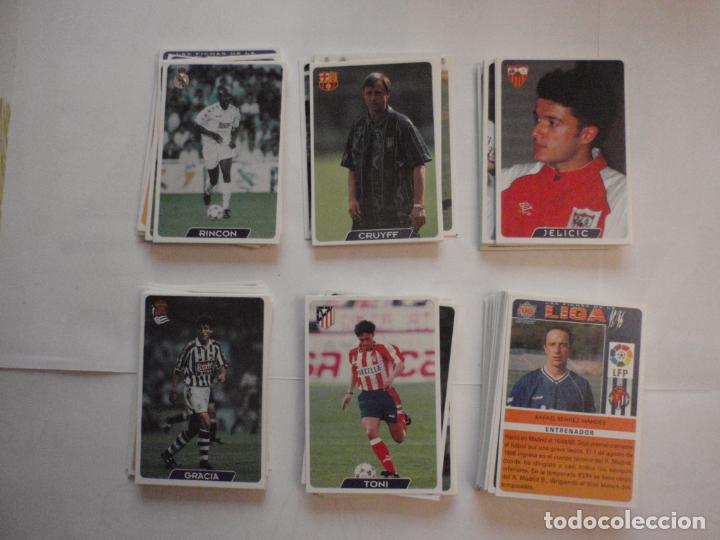 Cromos de f&uacute;tbol: Lote 140 Cromos f&uacute;tbol DIFERENTES Trading Cards. LAS FICHAS DE LA LIGA 1995 1996 Mundicromo