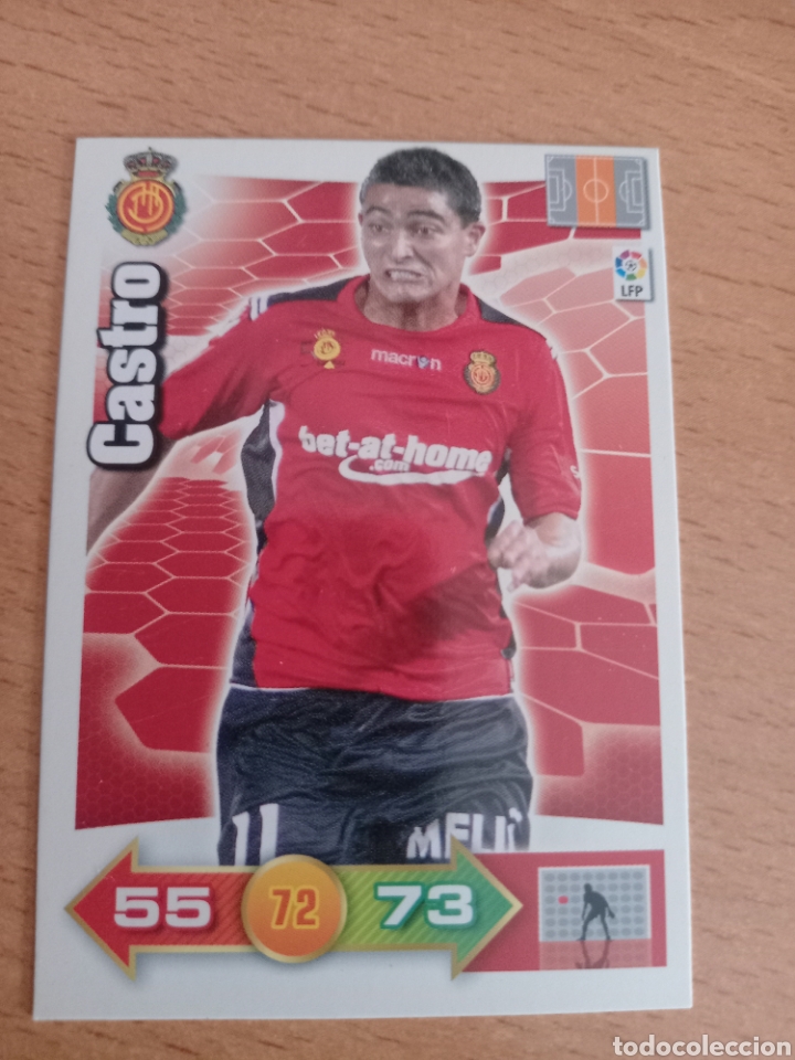 Cromos de F&uacute;tbol: Panini Adrenalyn 2010 2011 10 11 Castro Mallorca