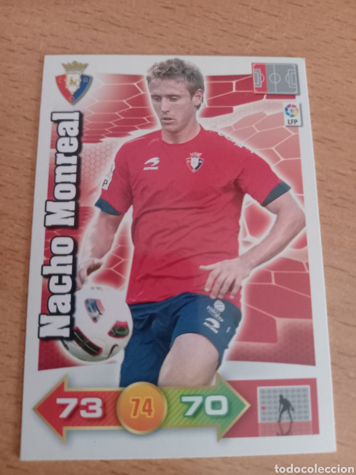 Figurine di Calcio: Panini Adrenalyn 2010 2011 10 11 Nacho Monreal Osasuna
