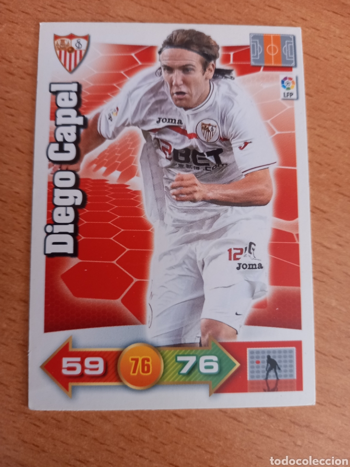 Fu&szlig;ball-Sticker: Panini Adrenalyn 2010 2011 10 11 Diego Capel Sevilla