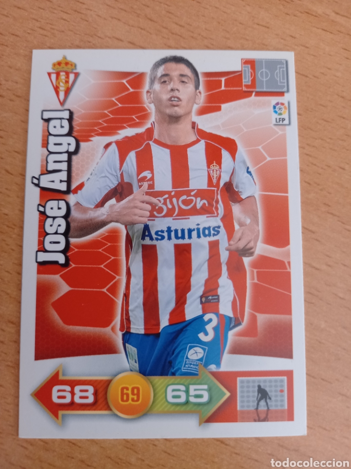 Fu&szlig;ball-Sticker: Panini Adrenalyn 2010 2011 10 11 Jos&eacute; Angel Sporting de Gij&oacute;n