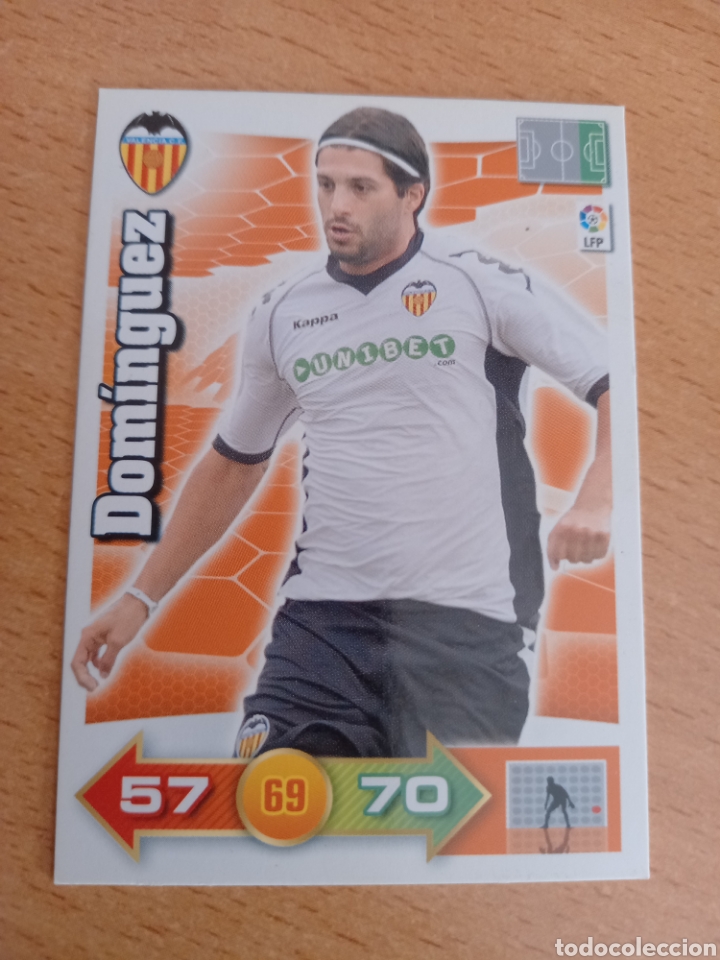 Figurine di Calcio: Panini Adrenalyn 2010 2011 10 11 Dom&iacute;nguez Valencia