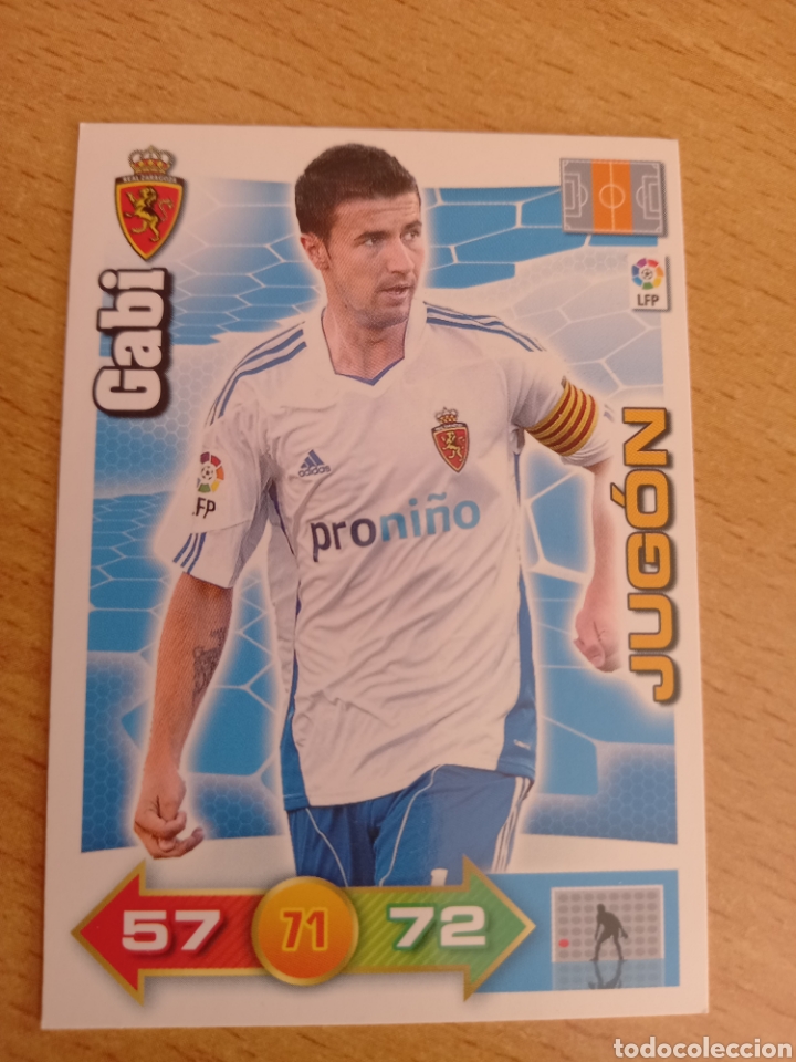 Figurine di Calcio: Panini Adrenalyn 2010 2011 10 11 Gabi Real Zaragoza jugon