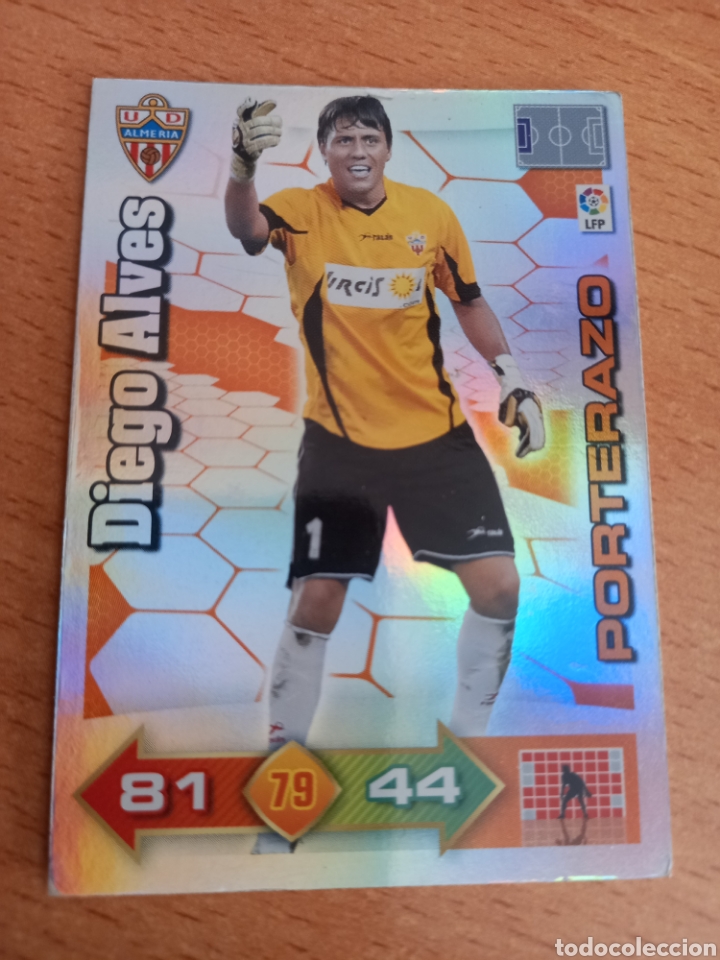 Fu&szlig;ball-Sticker: Panini Adrenalyn 2010 2011 10 11 Diego Alves Almer&iacute;a porterazo