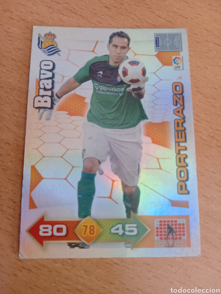 Fu&szlig;ball-Sticker: Panini Adrenalyn 2010 2011 10 11 Bravo Real Sociedad porterazo