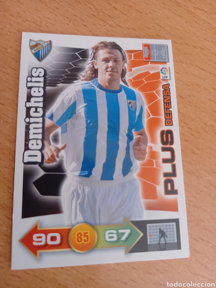 Fu&szlig;ball-Sticker: Panini Adrenalyn 2010 2011 10 11 Demichelis M&aacute;laga plus defensa