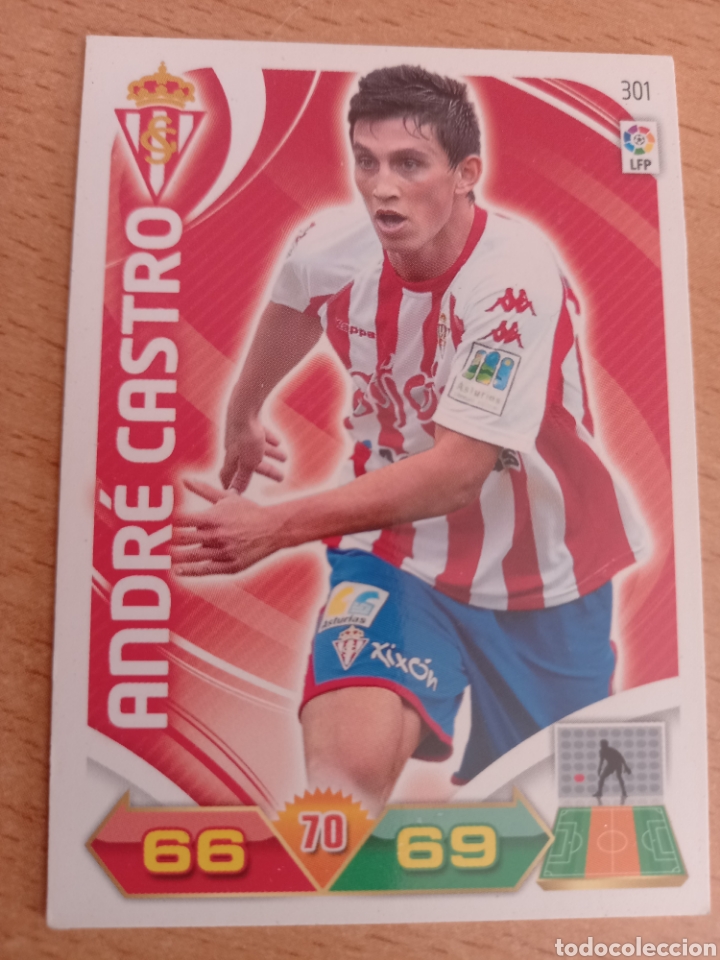 Fu&szlig;ball-Sticker: Panini Adrenalyn 2011 2012 11 12 301 Andr&eacute; Castro Sporting de Gij&oacute;n