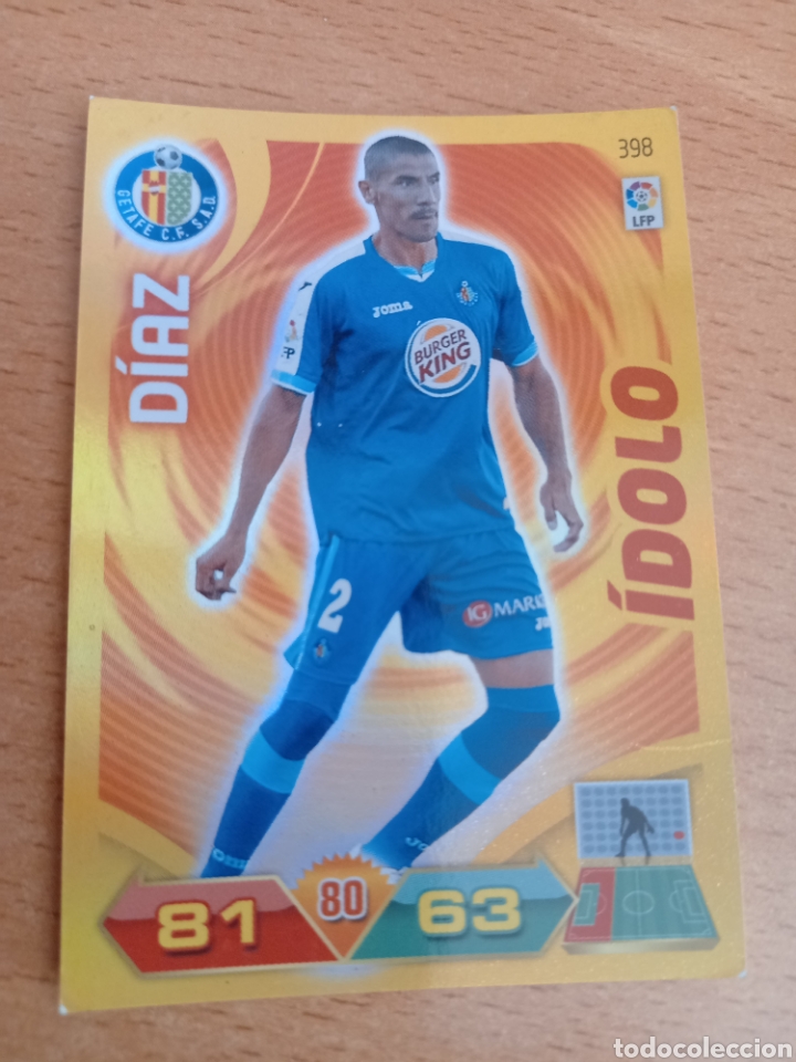 Fu&szlig;ball-Sticker: Panini Adrenalyn 2011 2012 11 12 398 D&iacute;az Getafe &iacute;dolo