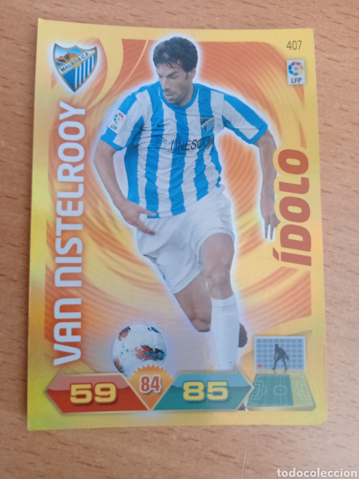 Cromos de F&uacute;tbol: Panini Adrenalyn 2011 2012 11 12 407 Van Nistelrooy M&aacute;laga &iacute;dolo