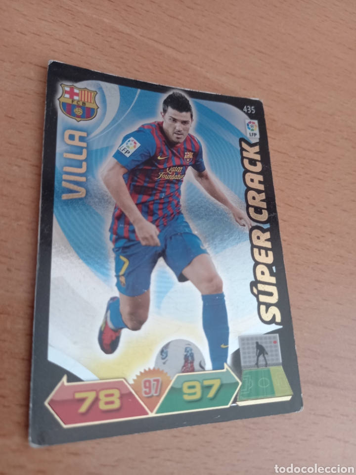 Fu&szlig;ball-Sticker: Panini Adrenalyn 2011 2012 11 12 435 Villa Barcelona supercrack